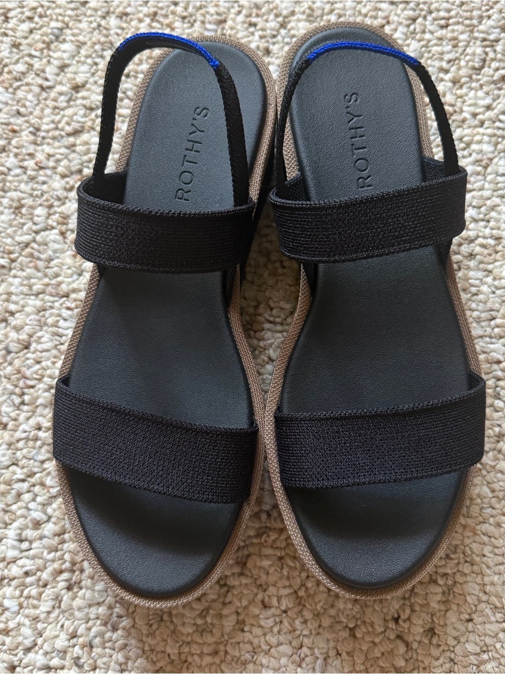 NEW Rothy’s Slingback Platform Wedge Sandals Size 9 - Picture 5 of 12